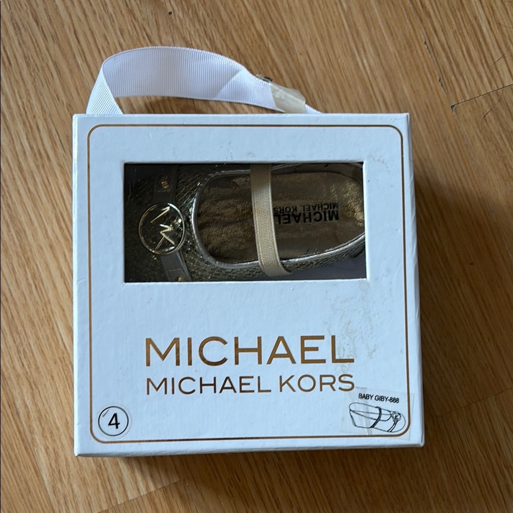 Michael Kors Gold Kids Shoes